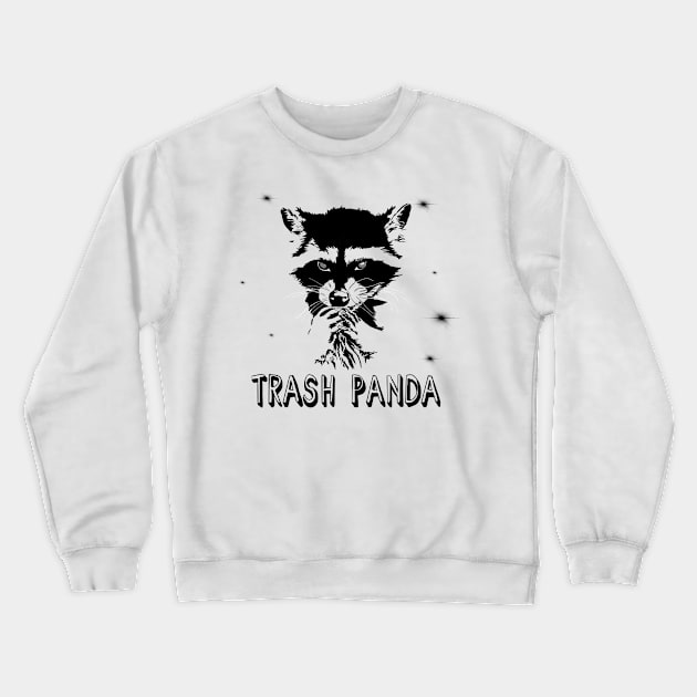 Trash Panda Crewneck Sweatshirt by Danispolez_illustrations